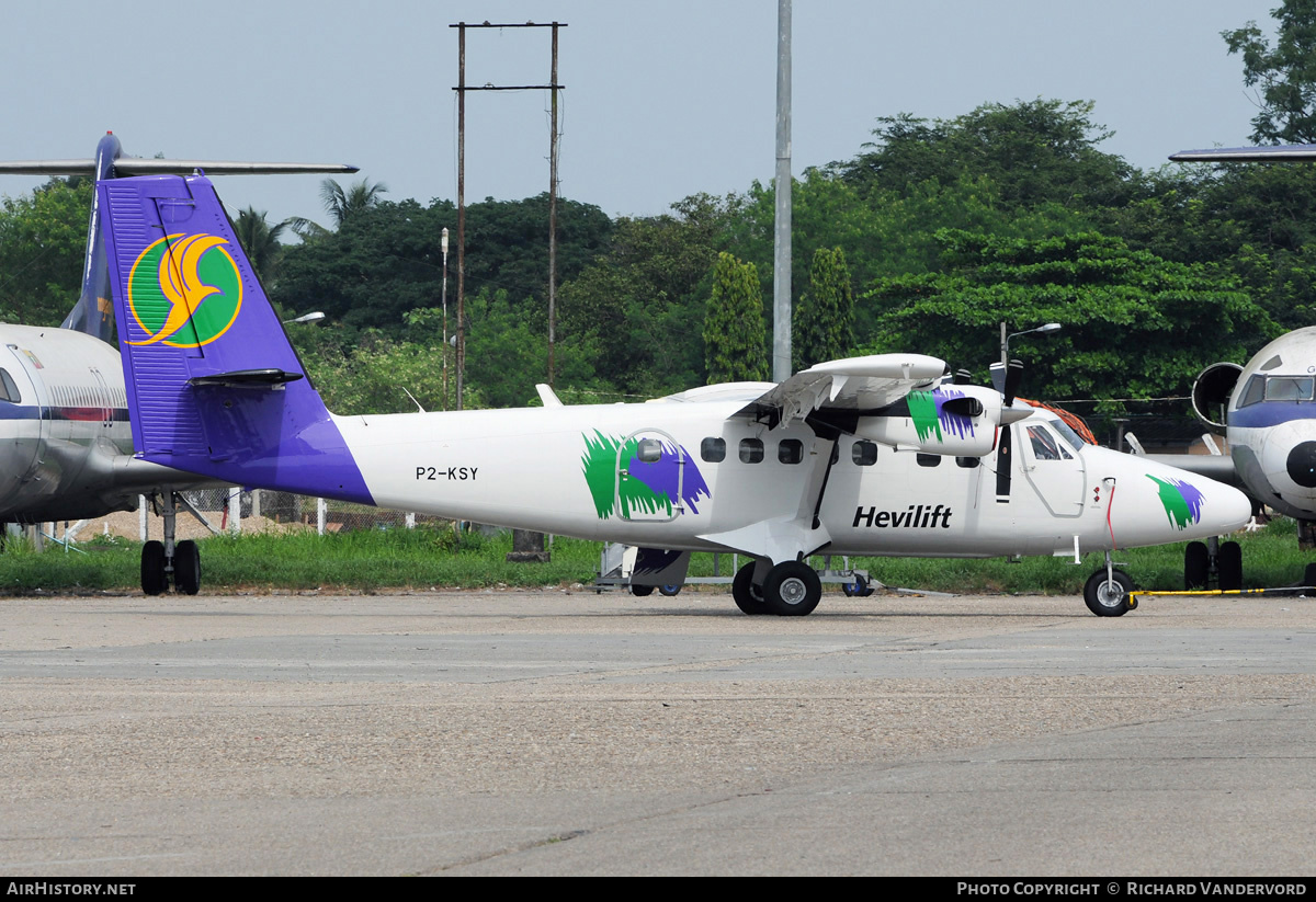 Aircraft Photo of P2-KSY | Viking DHC-6-400 Twin Otter | Hevilift | AirHistory.net #20527