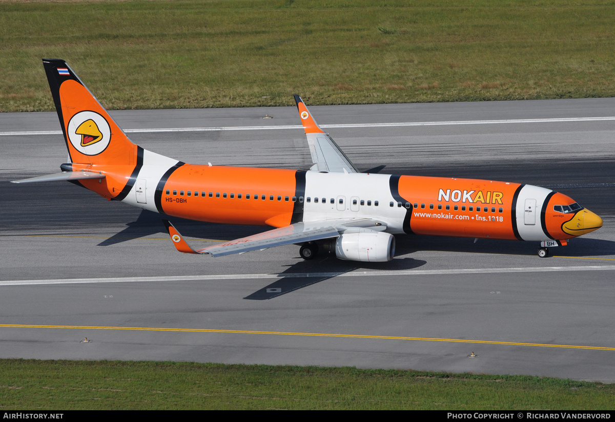 Aircraft Photo of HS-DBH | Boeing 737-83N | Nok Air | AirHistory.net #20529