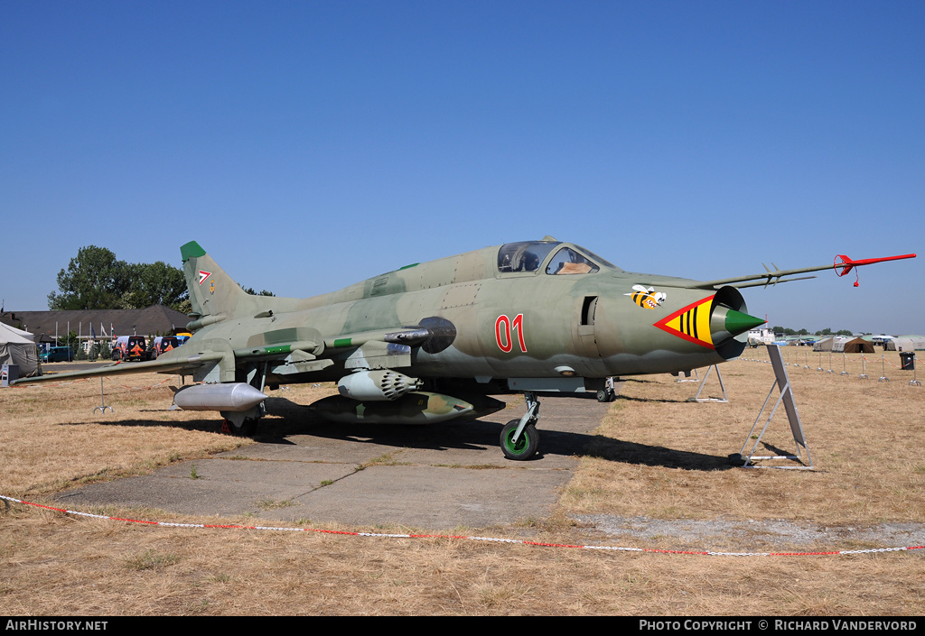 Aircraft Photo of 01 | Sukhoi Su-22M3 | Hungary - Air Force | AirHistory.net #20551