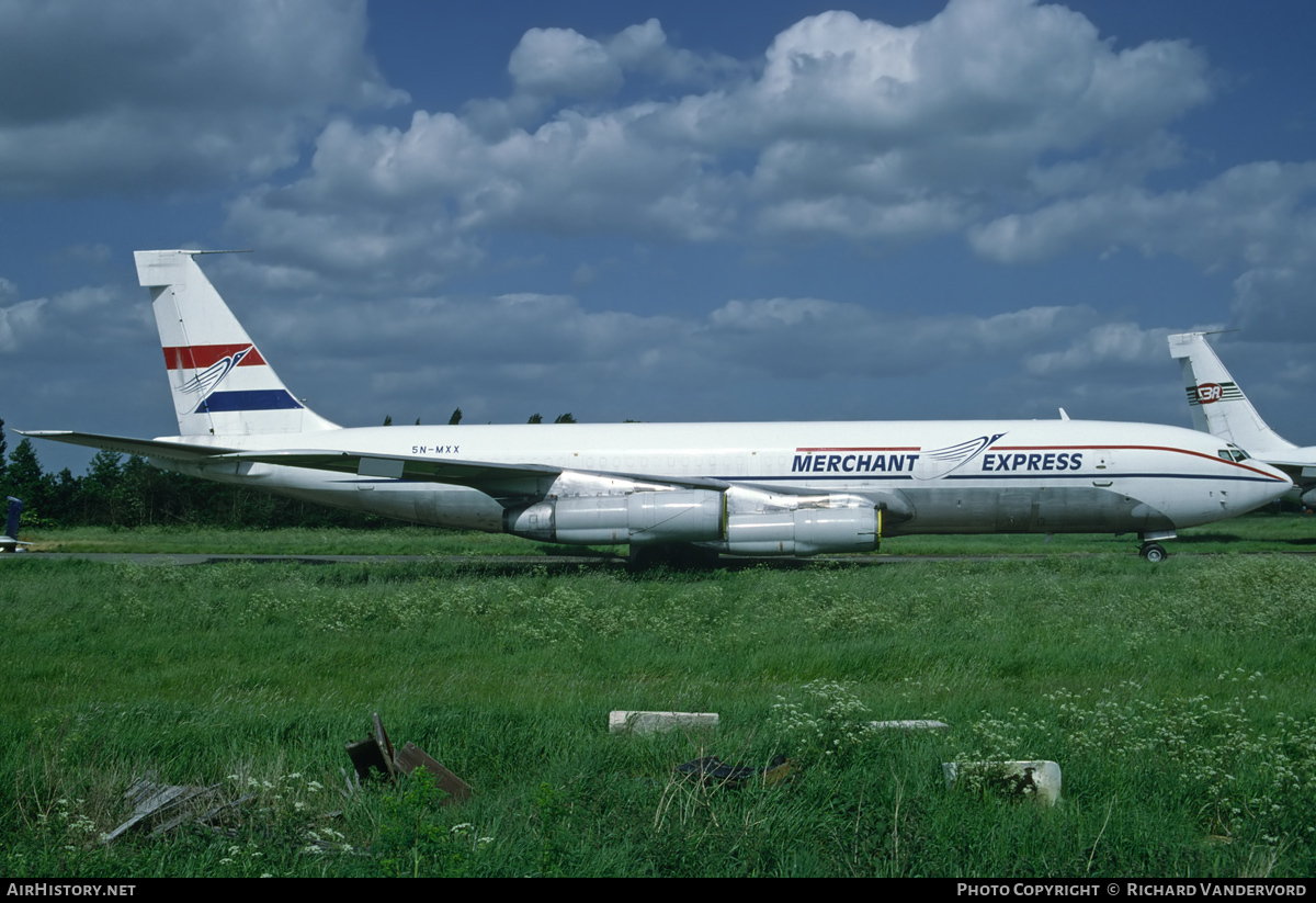 Aircraft Photo of 5N-MXX | Boeing 707-323C | Merchant Express | AirHistory.net #20557