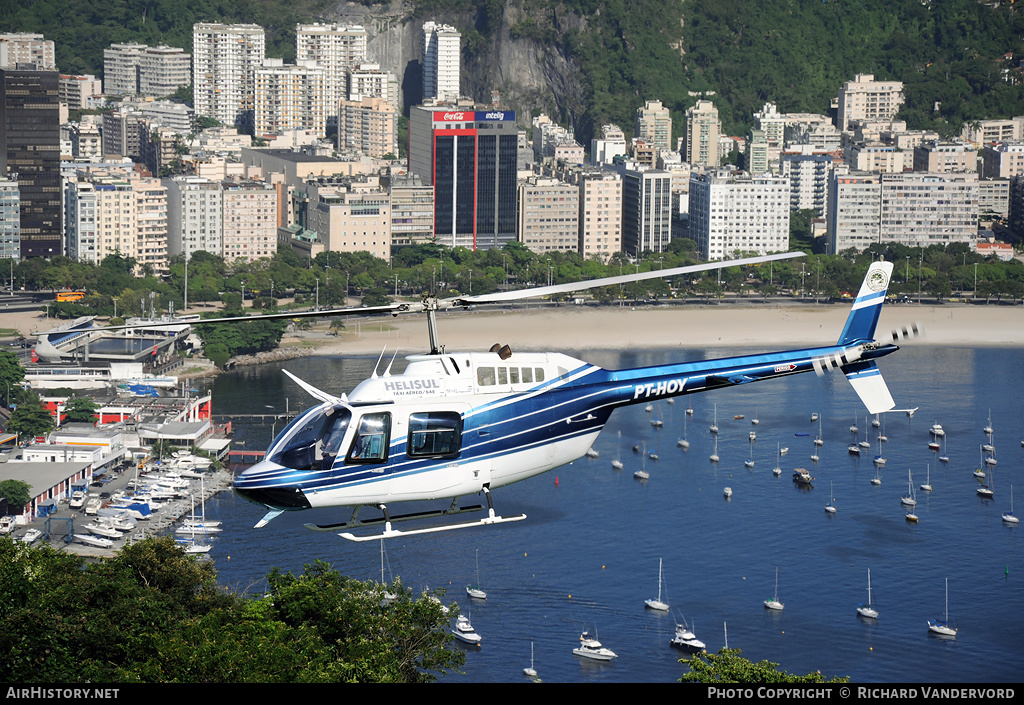 Aircraft Photo of PT-HOY | Bell 206B-3 JetRanger III | Helisul Táxi Aéreo | AirHistory.net #20585