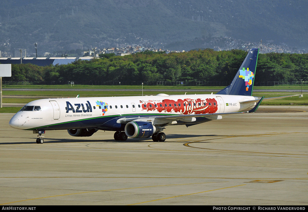 Aircraft Photo of PR-AYC | Embraer 195LR (ERJ-190-200LR) | Azul Linhas Aéreas Brasileiras | AirHistory.net #20587