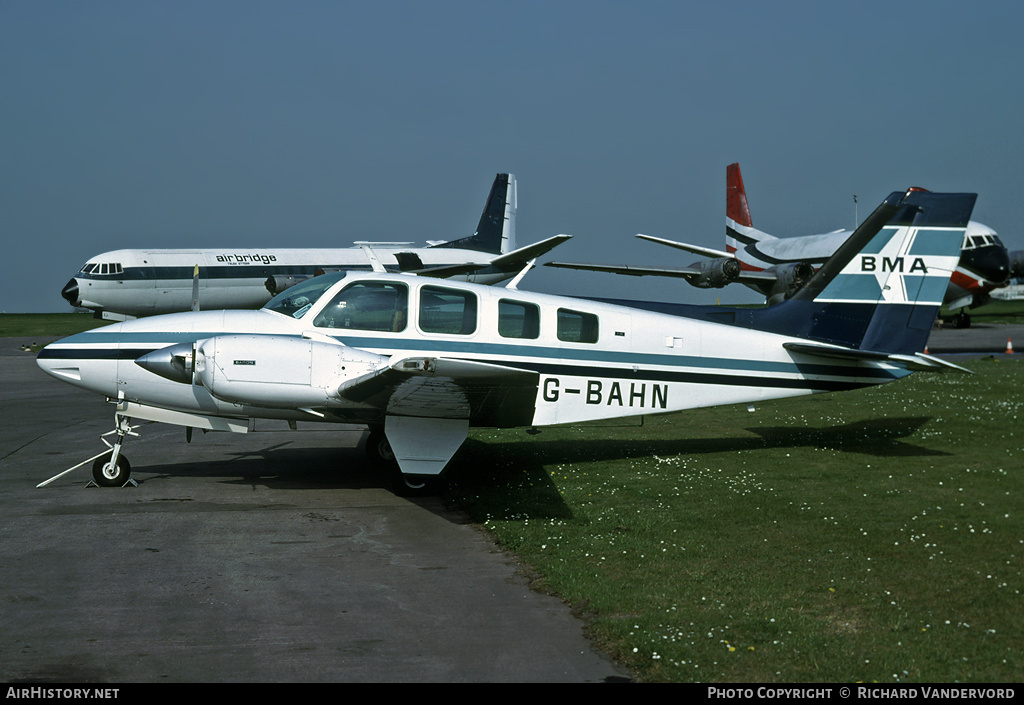 Aircraft Photo of G-BAHN | Beech 58 Baron | British Midland Airways - BMA | AirHistory.net #20602