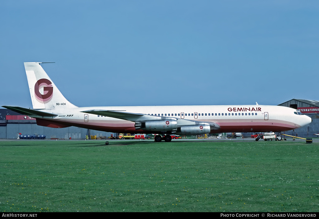 Aircraft Photo of 9G-ACK | Boeing 707-430 | Geminair | AirHistory.net #20603