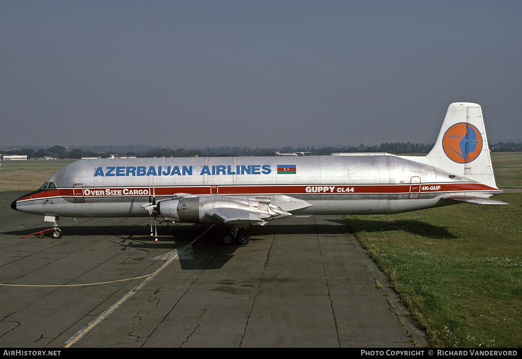Aircraft Photo of 4K-GUP | Conroy CL-44-O Guppy | Azerbaijan Airlines - AZAL - AHY | AirHistory.net #20610