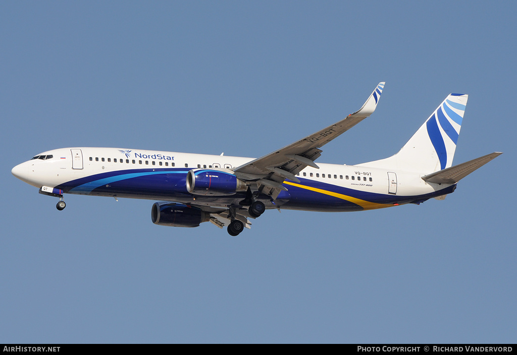 Aircraft Photo of VQ-BQT | Boeing 737-8AS | NordStar Airlines | AirHistory.net #20611