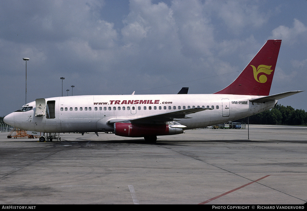 Aircraft Photo of 9M-PMM | Boeing 737-205C | Transmile Air Services | AirHistory.net #20625