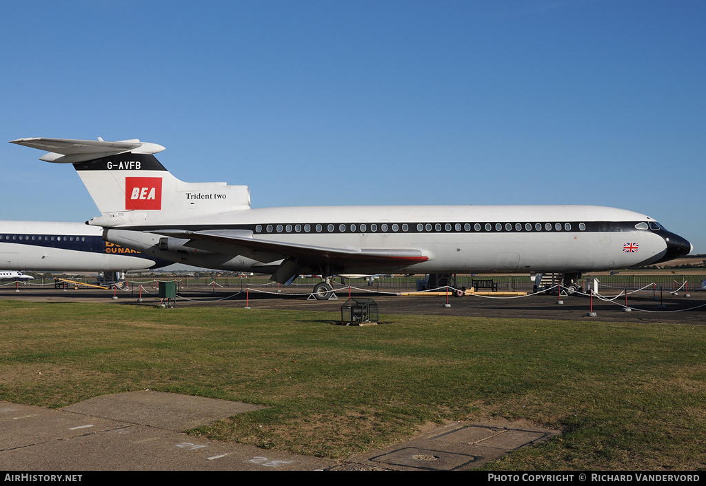 Aircraft Photo of G-AVFB | Hawker Siddeley HS-121 Trident 2E | BEA - British European Airways | AirHistory.net #20627