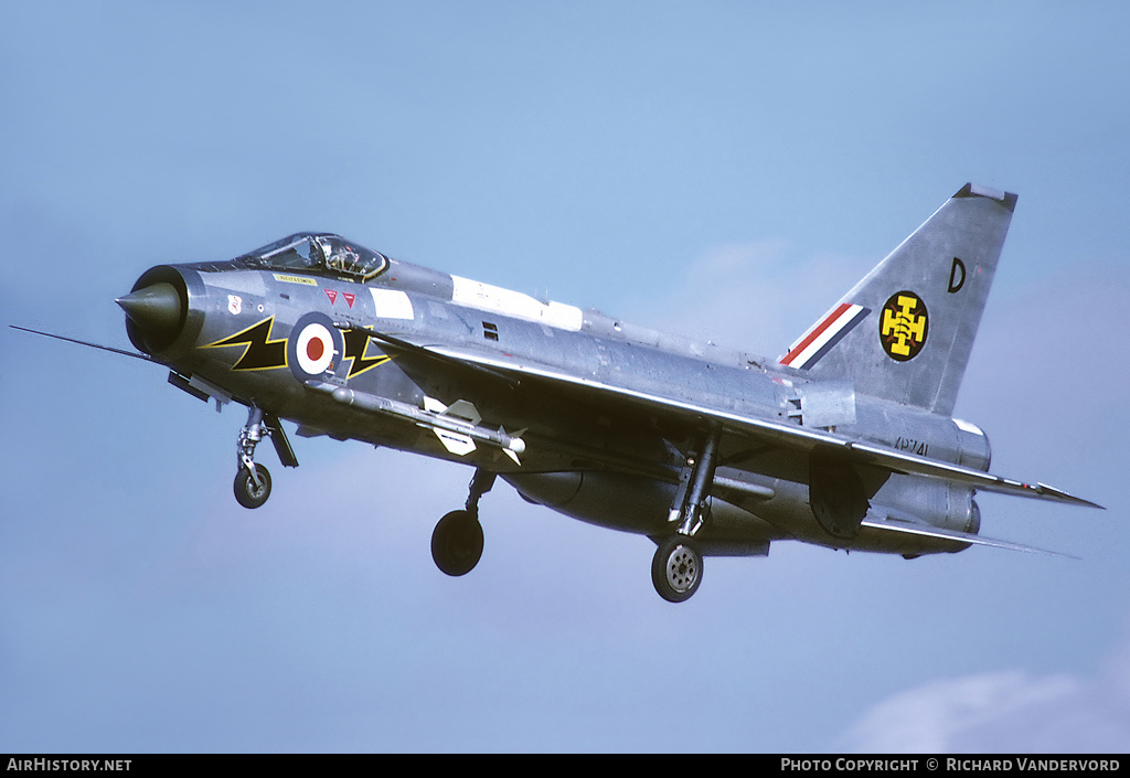 Aircraft Photo of XP741 | English Electric Lightning F3 | UK - Air Force | AirHistory.net #20630