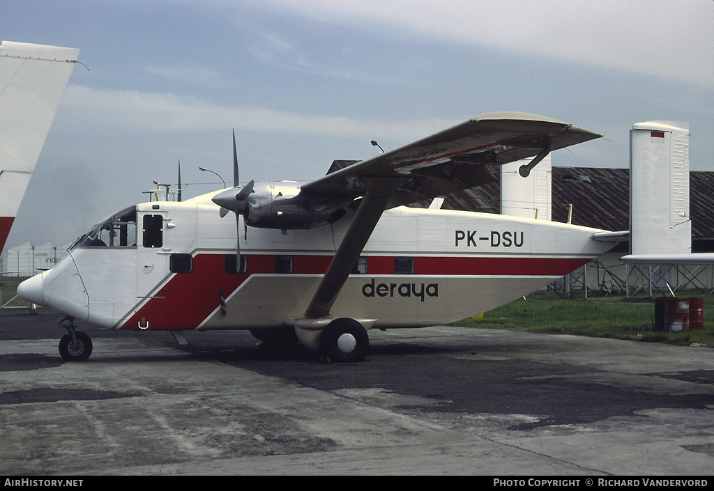 Aircraft Photo of PK-DSU | Short SC.7 Skyvan 3-100 | Deraya Air Taxi | AirHistory.net #20636