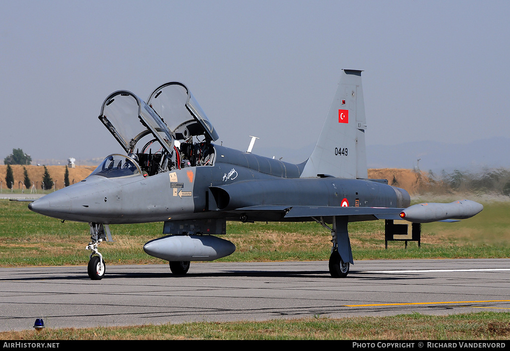 Aircraft Photo of 0449 | Northrop F-5B-2000 | Turkey - Air Force | AirHistory.net #20638