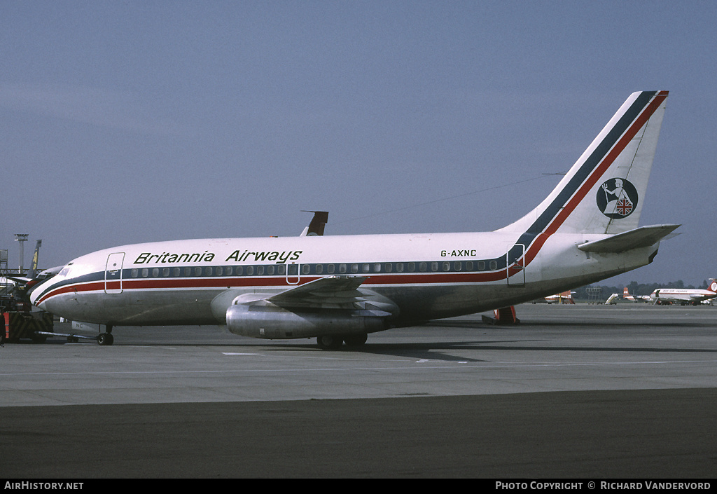 Aircraft Photo of G-AXNC | Boeing 737-204 | Britannia Airways | AirHistory.net #20639