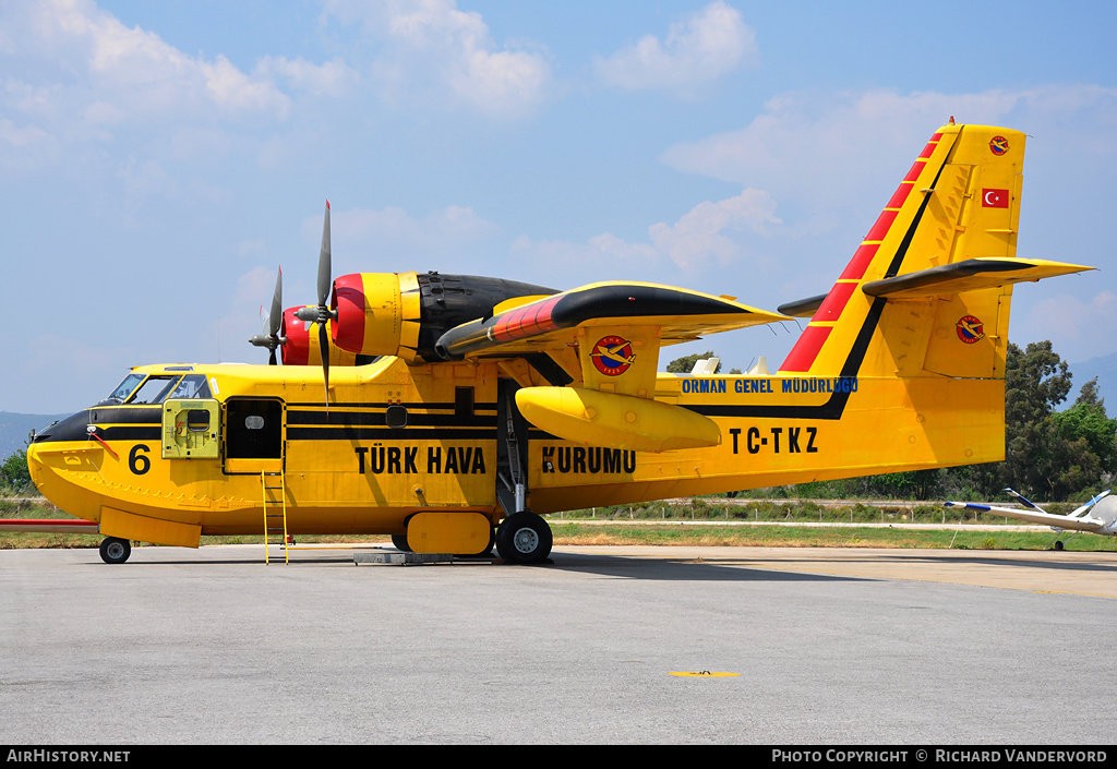Aircraft Photo of TC-TKZ | Canadair CL-215-IV (CL-215-1A10) | THK - Türk Hava Kurumu | AirHistory.net #20646