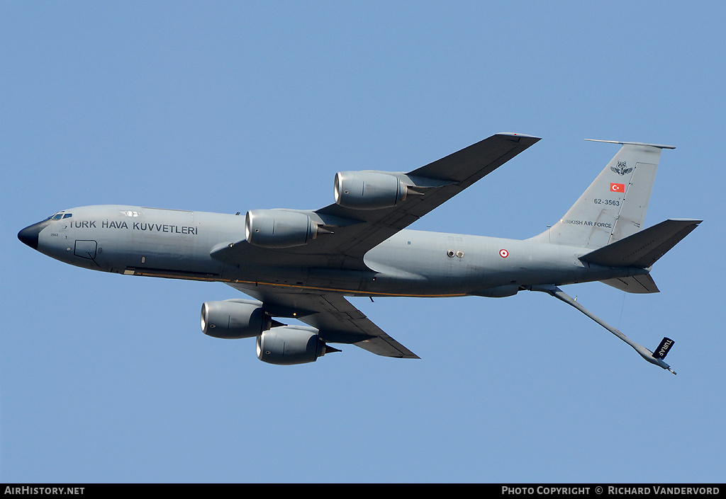 Aircraft Photo of 62-3563 | Boeing KC-135R Stratotanker | Turkey - Air Force | AirHistory.net #20650