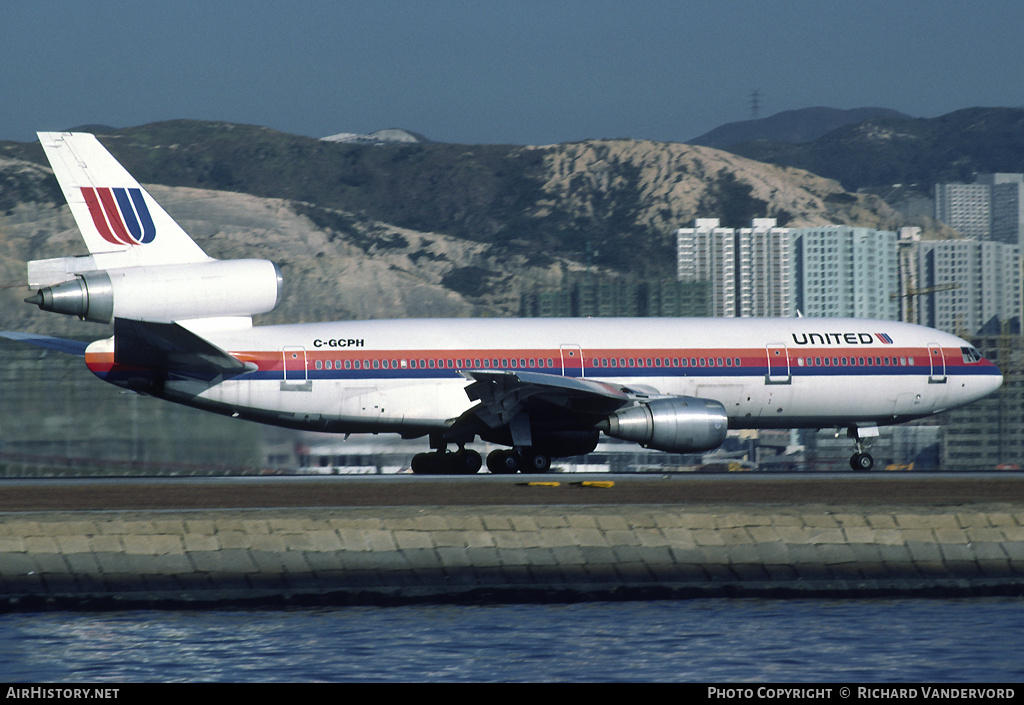Aircraft Photo of C-GCPH | McDonnell Douglas DC-10-30 | United Airlines | AirHistory.net #20658