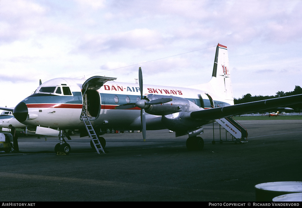 Aircraft Photo of G-AZSU | Hawker Siddeley HS-748 Srs2A/232 | Dan-Air Skyways | AirHistory.net #20661