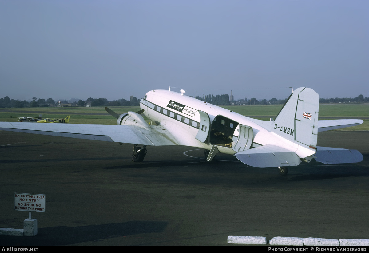 Aircraft Photo of G-AMSM | Douglas C-47B Dakota Mk.4 | Skyways Air Cargo | AirHistory.net #20662