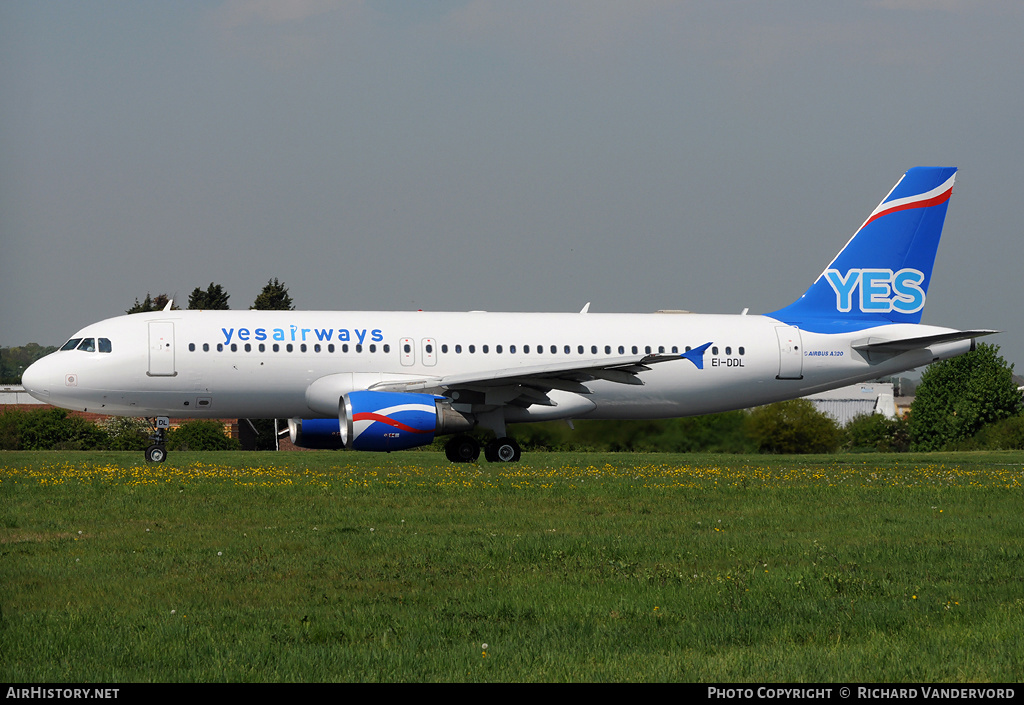 Aircraft Photo of EI-DDL | Airbus A320-214 | Yes Airways | AirHistory.net #20667