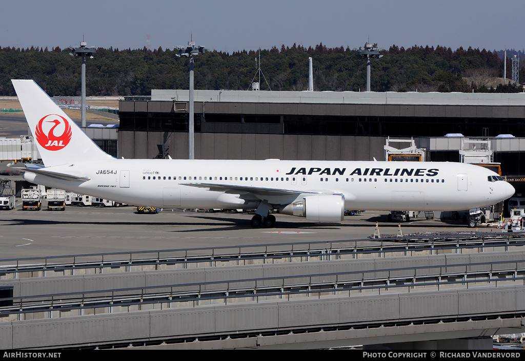 Aircraft Photo of JA654J | Boeing 767-346/ER | Japan Airlines - JAL | AirHistory.net #20671
