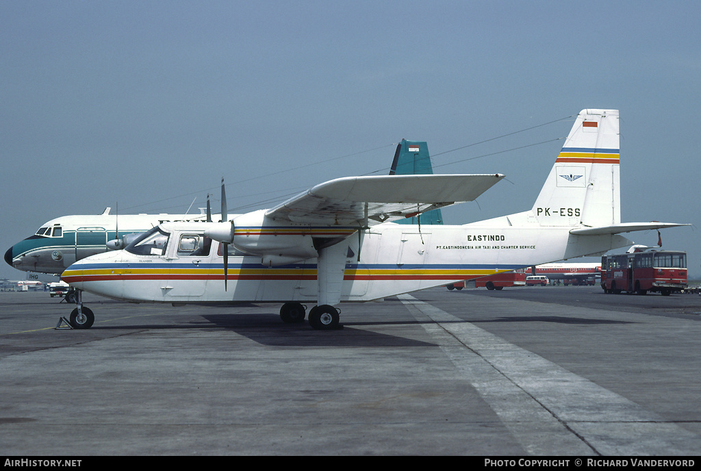 Aircraft Photo of PK-ESS | Britten-Norman BN-2A Islander | Eastindo - East Indonesia Air Taxi | AirHistory.net #20677