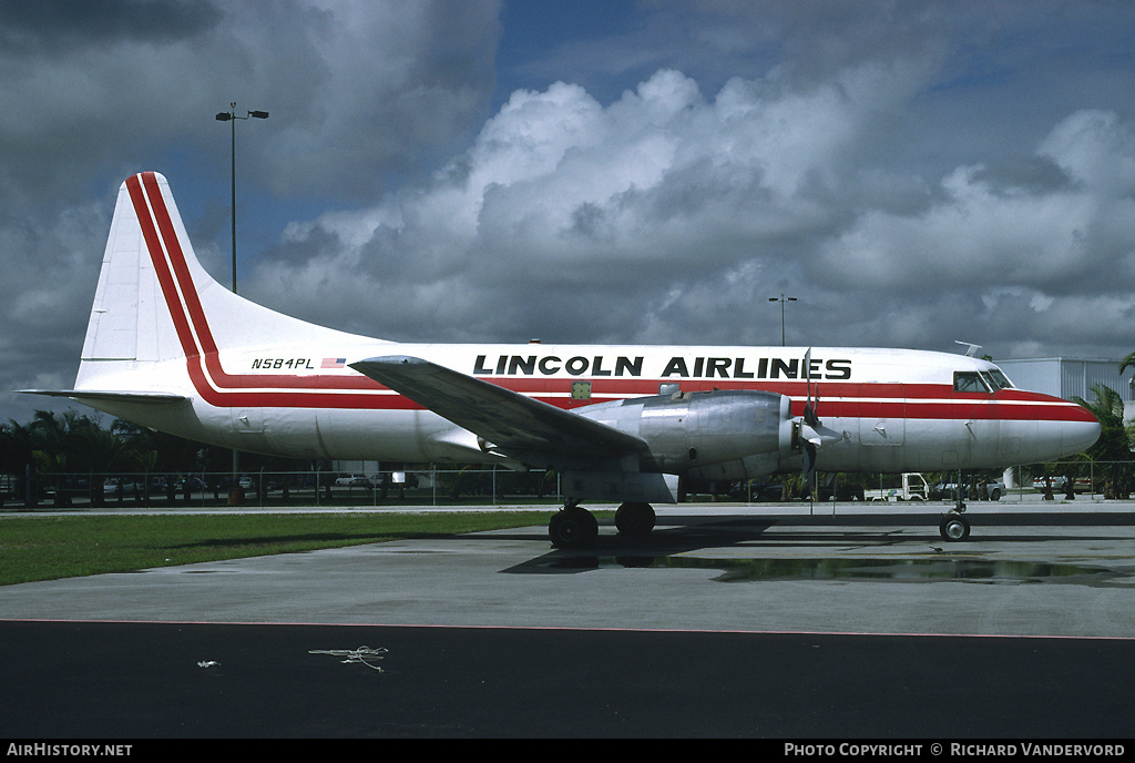 Aircraft Photo of N584PL | Convair 580 | Lincoln Airlines | AirHistory.net #20704