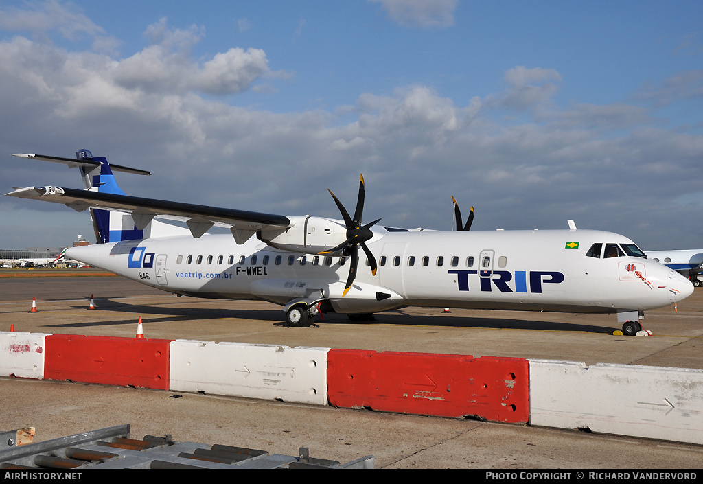 Aircraft Photo of F-WWEL | ATR ATR-72-500 (ATR-72-212A) | TRIP Linhas Aéreas | AirHistory.net #20718