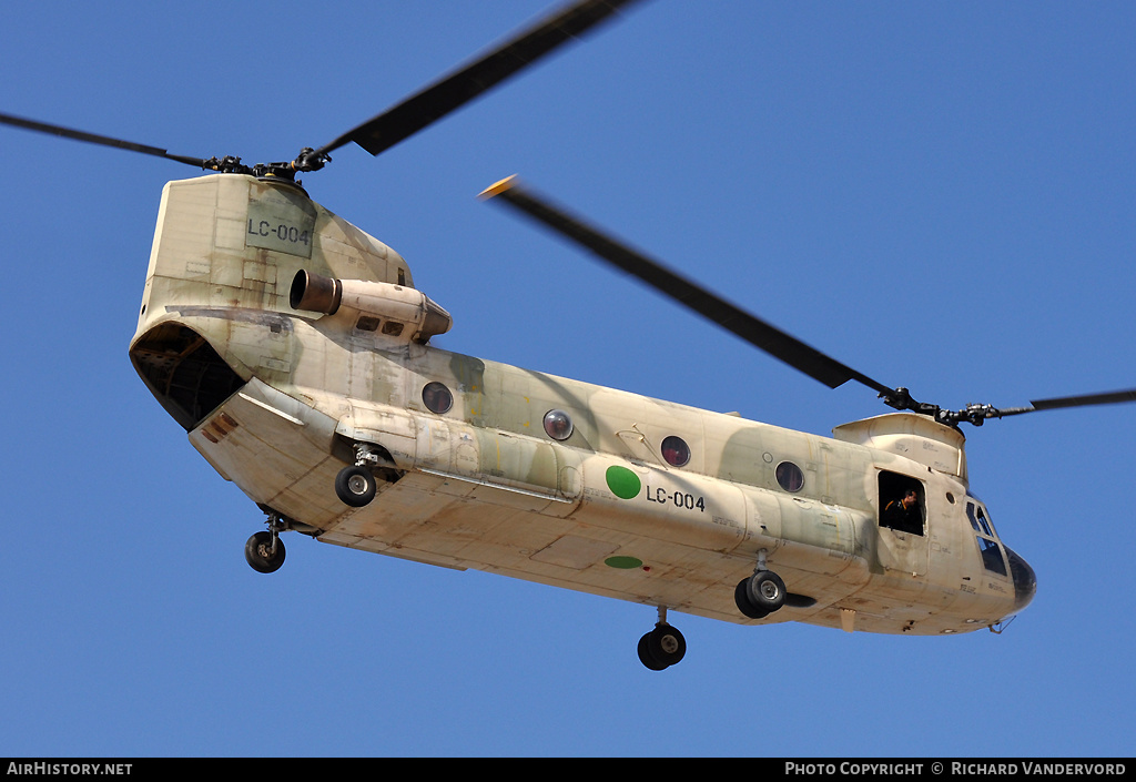 Aircraft Photo of LC-004 | Boeing CH-47C Chinook (219) | Libya - Air Force | AirHistory.net #20728
