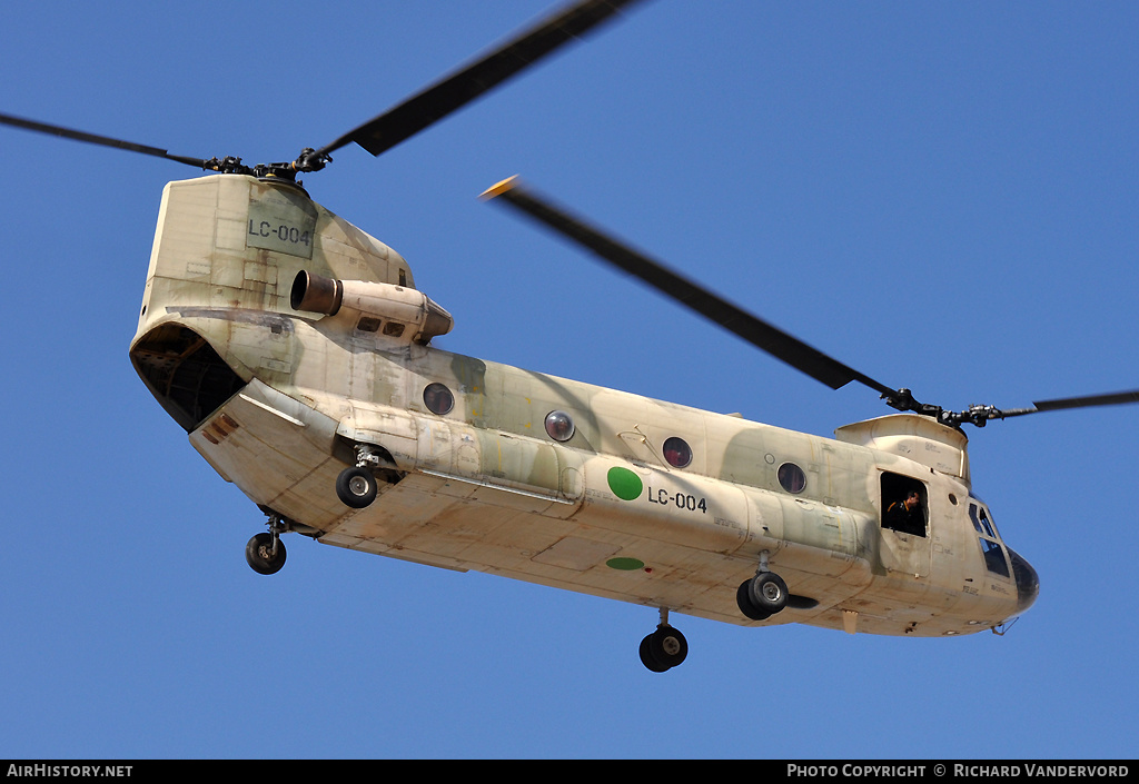 Aircraft Photo of LC-004 | Boeing Vertol CH-47C Chinook | Libya - Air Force | AirHistory.net #20728