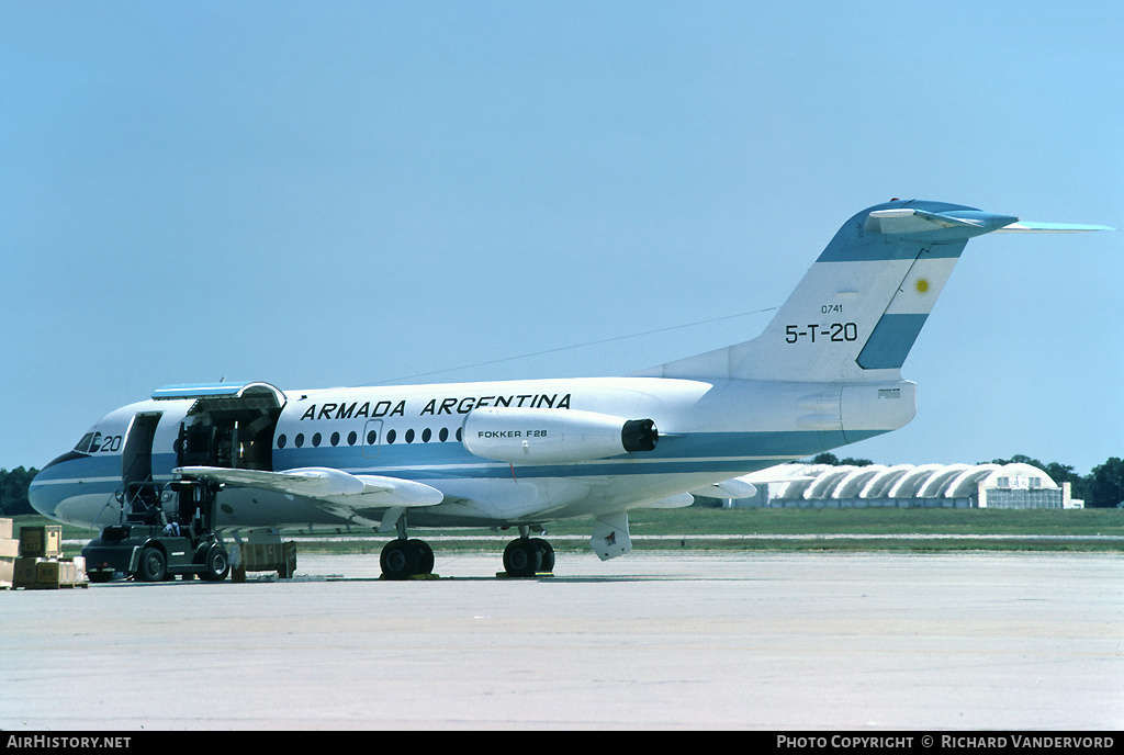 Aircraft Photo of 0741 | Fokker F28-3000C Fellowship | Argentina - Navy | AirHistory.net #20733
