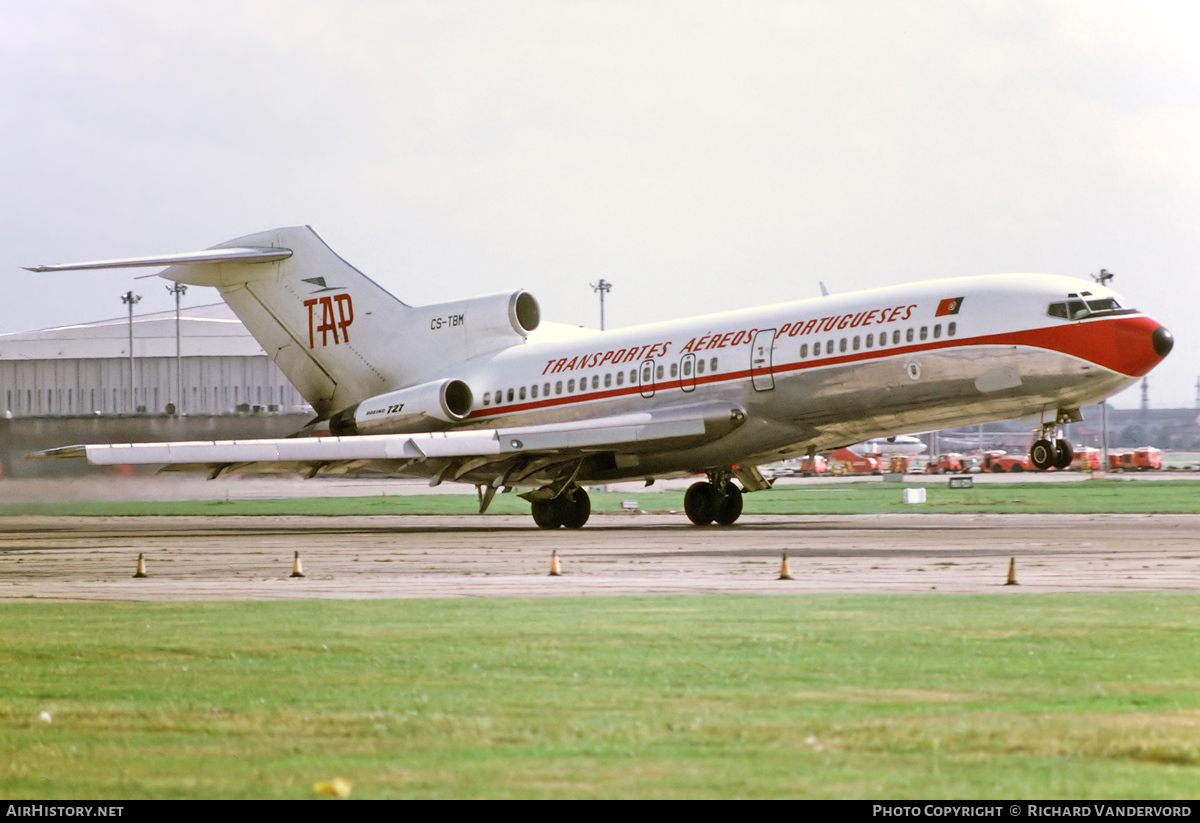 Aircraft Photo of CS-TBM | Boeing 727-82 | TAP - Transportes Aéreos Portugueses | AirHistory.net #20742