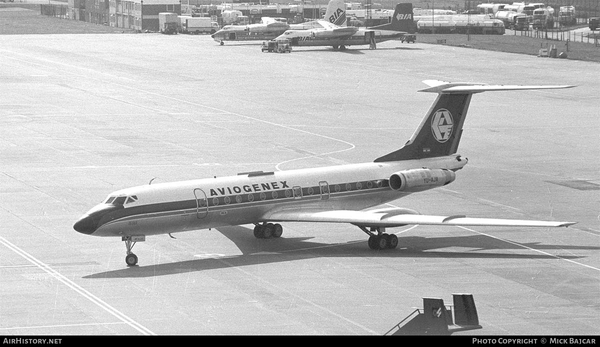 Aircraft Photo of YU-AJA | Tupolev Tu-134A | Aviogenex | AirHistory.net #20748