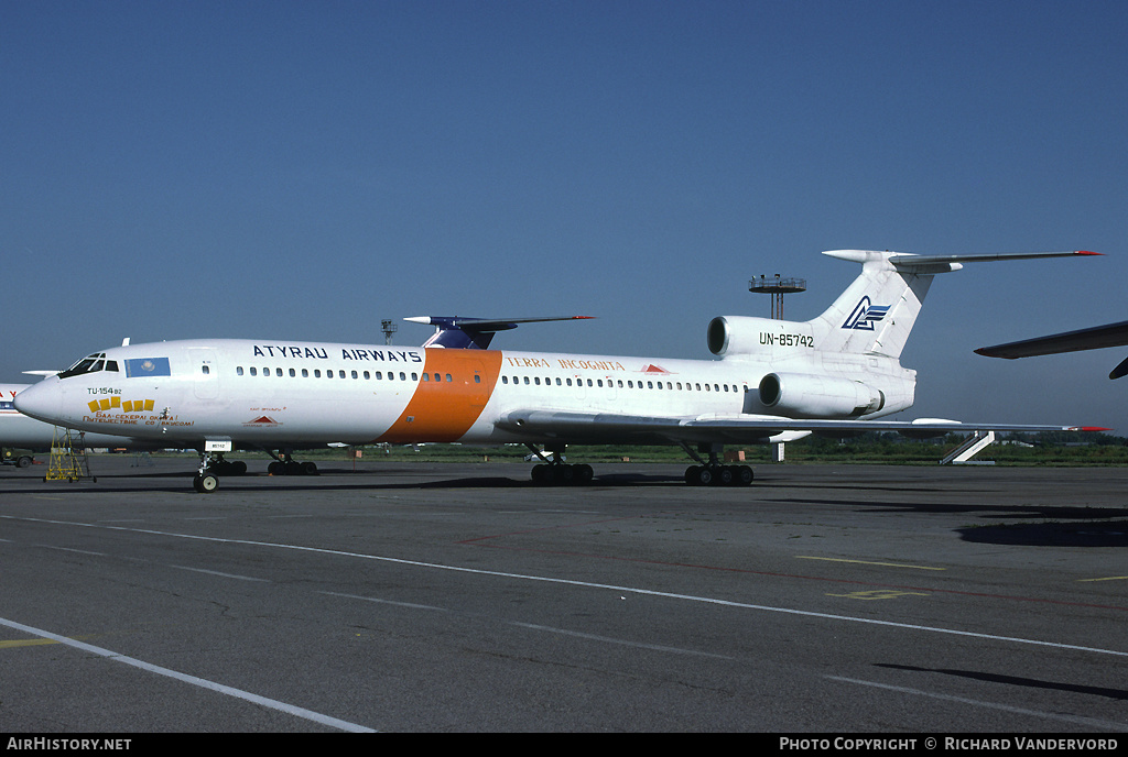 Aircraft Photo of UN-85742 | Tupolev Tu-154B-2 | Atyrau Air Ways | AirHistory.net #20757