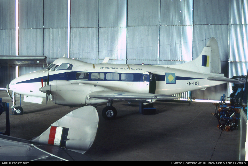 Aircraft Photo of FM-1051 | De Havilland D.H. 104 Dove 8 | Malaysia - Air Force | AirHistory.net #20774
