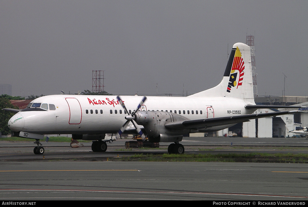 Aircraft Photo of RP-C3592 | NAMC YS-11A | Asian Spirit | AirHistory.net #20783