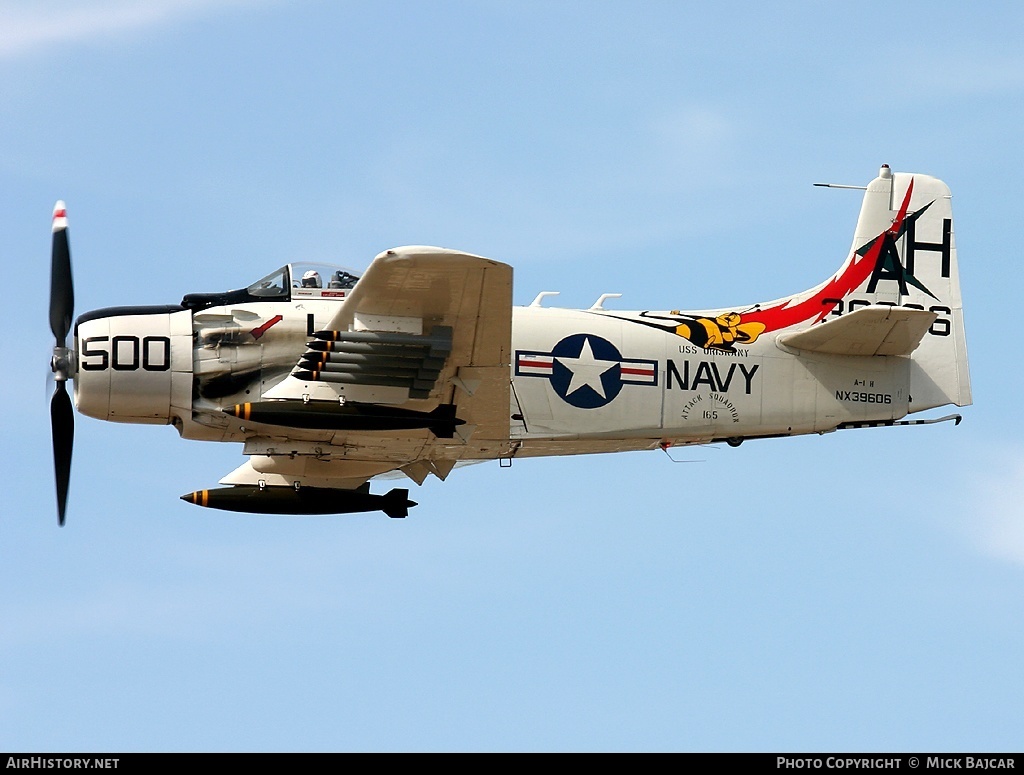 Aircraft Photo of N39606 / NX39606 / 139606 | Douglas A-1H Skyraider (AD-6) | USA - Navy | AirHistory.net #20785