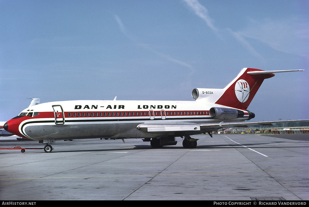 Aircraft Photo of G-BCDA | Boeing 727-46 | Dan-Air London | AirHistory.net #20806