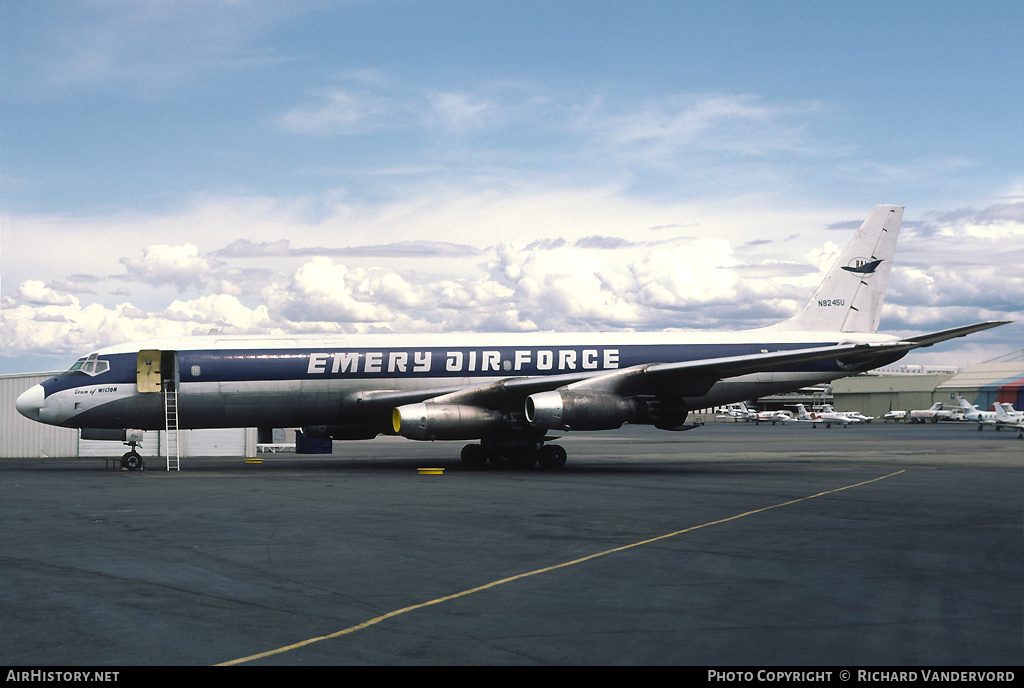 Aircraft Photo of N8245U | Douglas DC-8-33(F) | Emery Air Force | AirHistory.net #20807
