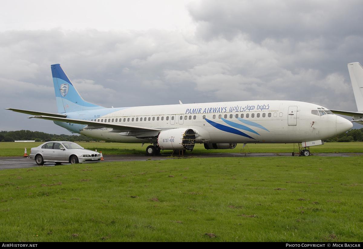Aircraft Photo of YA-PIE | Boeing 737-4Y0 | Pamir Airways | AirHistory.net #20809