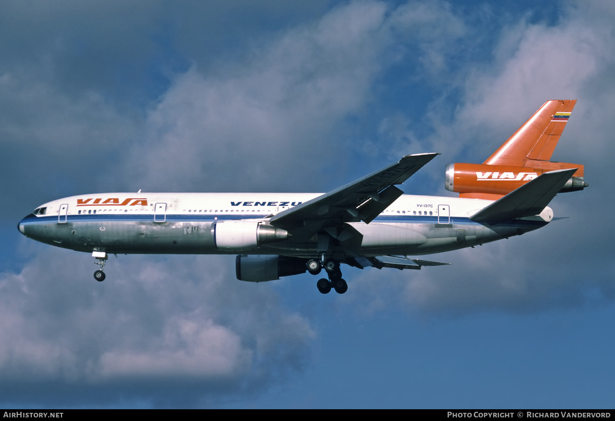 Aircraft Photo of YV-137C | McDonnell Douglas DC-10-30 | Viasa | AirHistory.net #20814