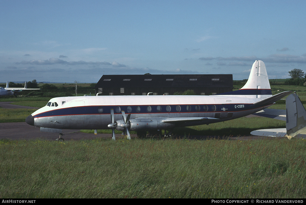 Aircraft Photo of G-CSZB | Vickers 807 Viscount | AirHistory.net #20815