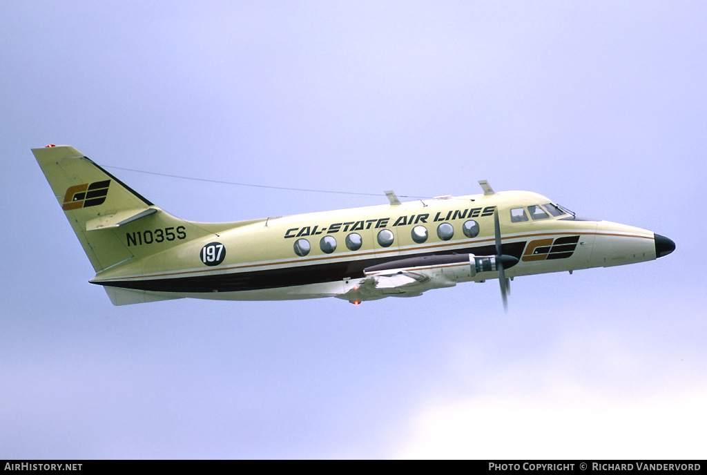 Aircraft Photo of N1035S | Handley Page HP-137 Jetstream 1 | Cal-State Air Lines | AirHistory.net #20831