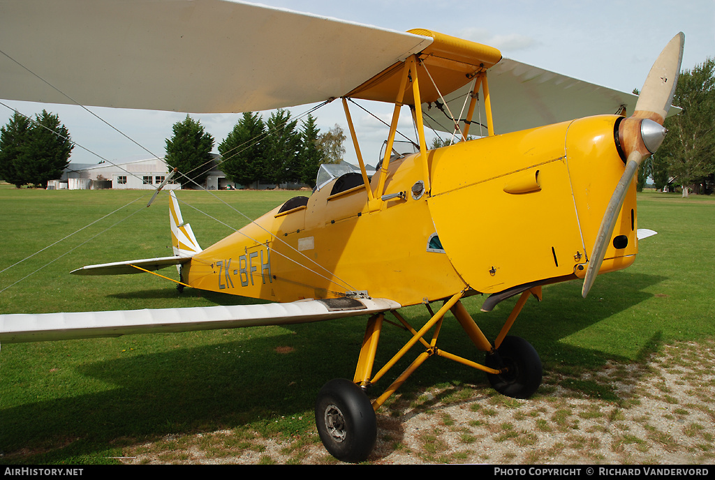 Aircraft Photo of ZK-BFH | De Havilland D.H. 82A Tiger Moth II | AirHistory.net #20837