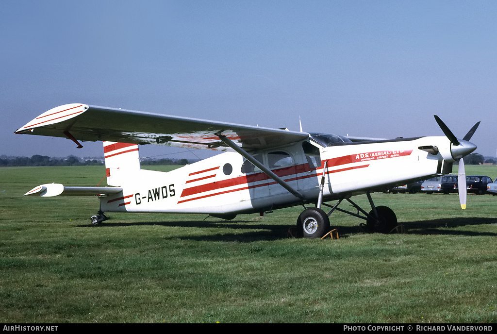 Aircraft Photo of G-AWDS | Pilatus PC-6/B1-H2 Turbo Porter | ADS Aerial | AirHistory.net #20848