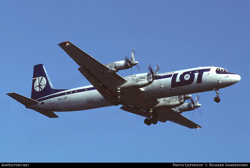 Aircraft Photo of SP-LSB | Ilyushin Il-18V | LOT Polish Airlines - Polskie Linie Lotnicze | AirHistory.net #20852