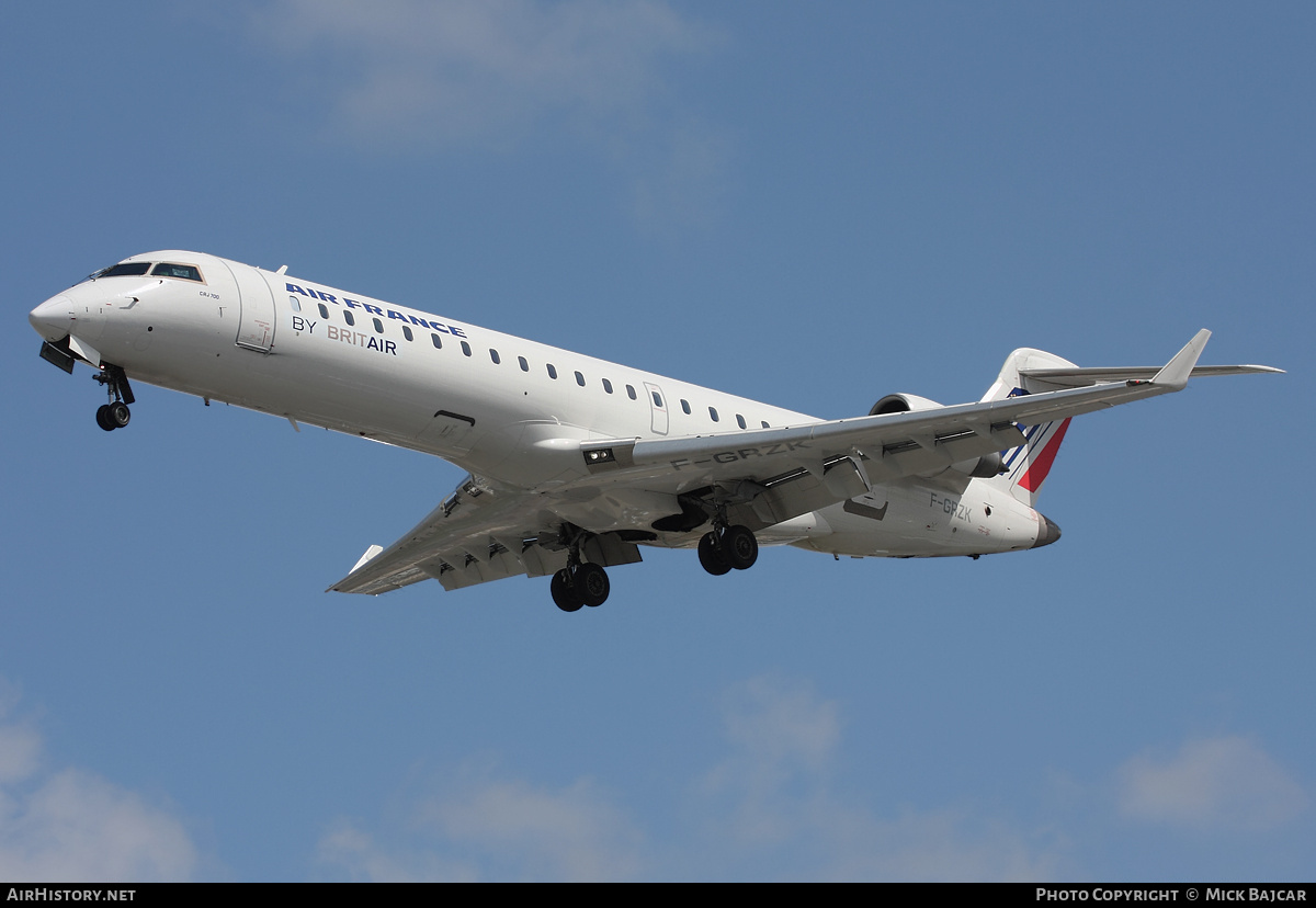 Aircraft Photo of F-GRZK | Bombardier CRJ-702 (CL-600-2C10) | Air France | AirHistory.net #20861