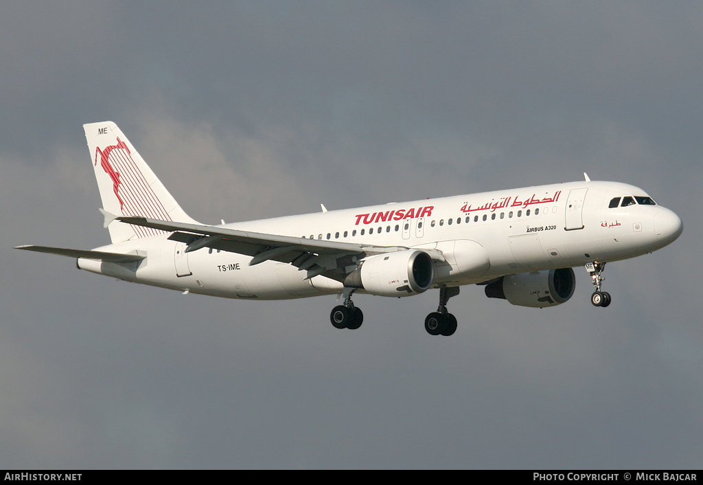 Aircraft Photo of TS-IME | Airbus A320-211 | Tunisair | AirHistory.net #20862