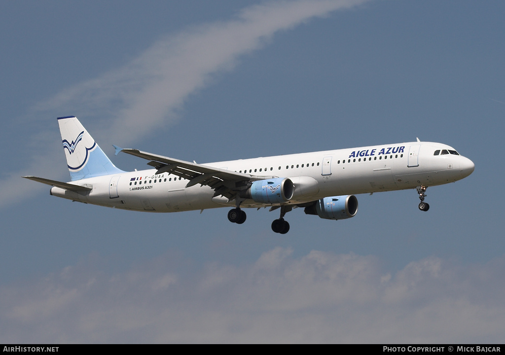 Aircraft Photo of F-GUAA | Airbus A321-211 | Aigle Azur | AirHistory.net #20869