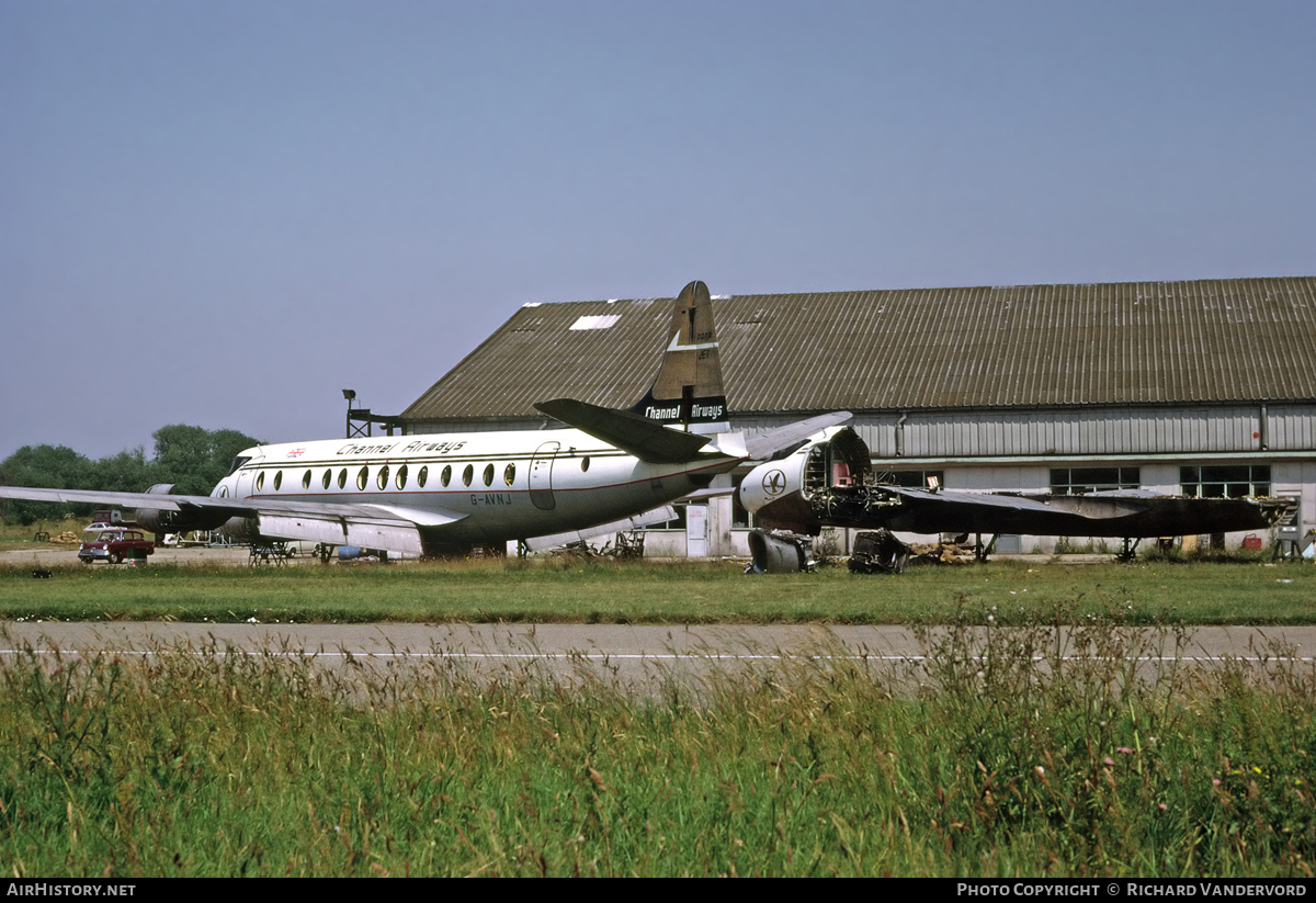 Aircraft Photo of G-AVNJ | Vickers 812 Viscount | Channel Airways | AirHistory.net #20877