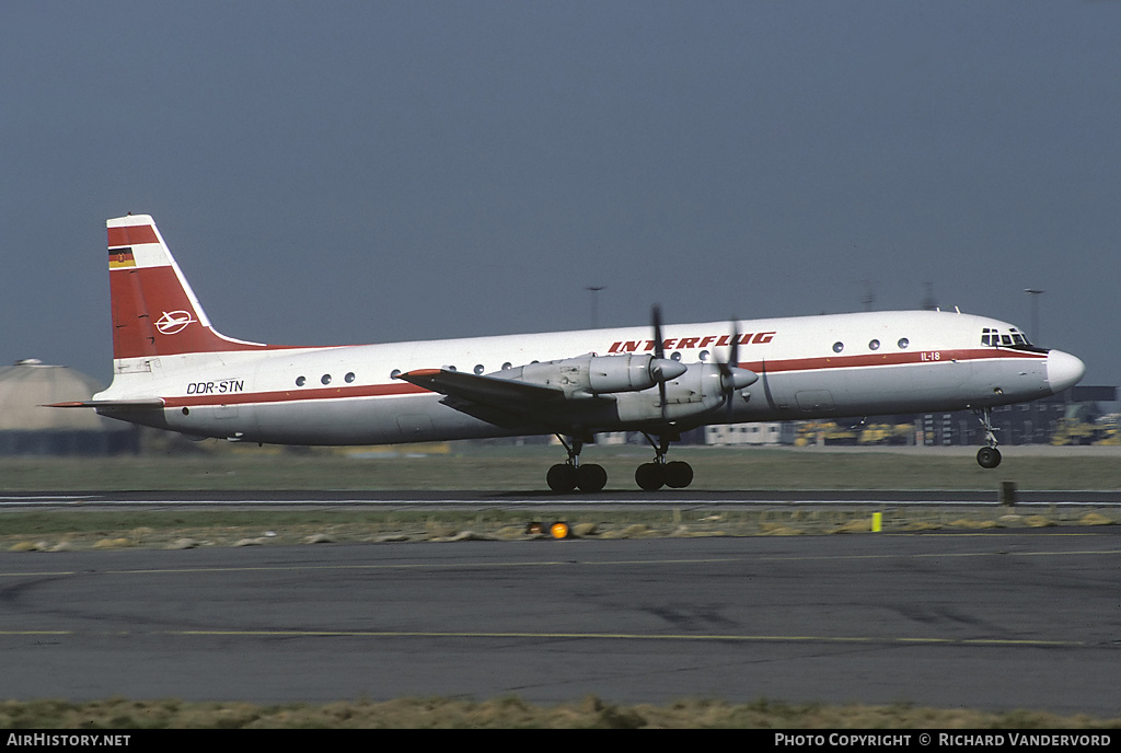 Aircraft Photo of DDR-STN | Ilyushin Il-18D | Interflug | AirHistory.net #20882