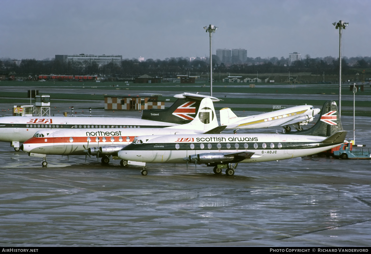 Aircraft Photo of G-AOJC | Vickers 802 Viscount | BEA Scottish Airways - British European Airways | AirHistory.net #20886